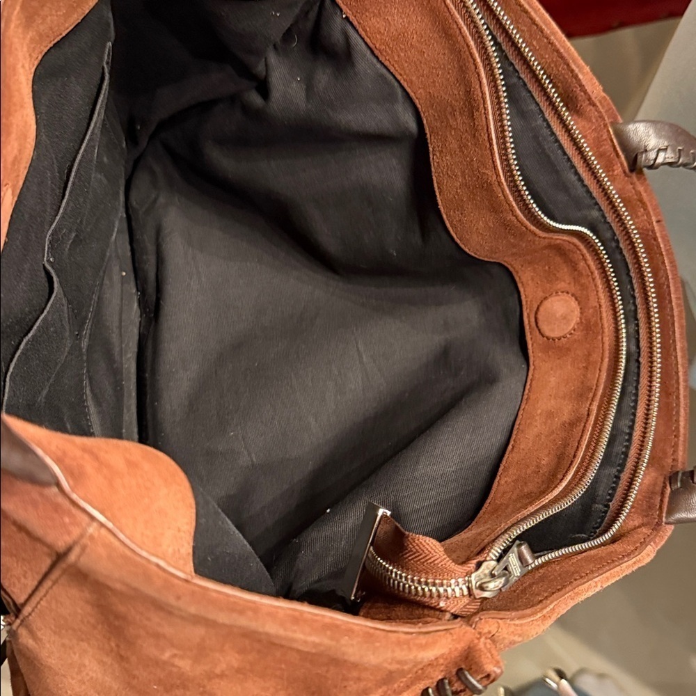 ALLSAINTS suede tote bag 12*18” - Picture 6 of 7